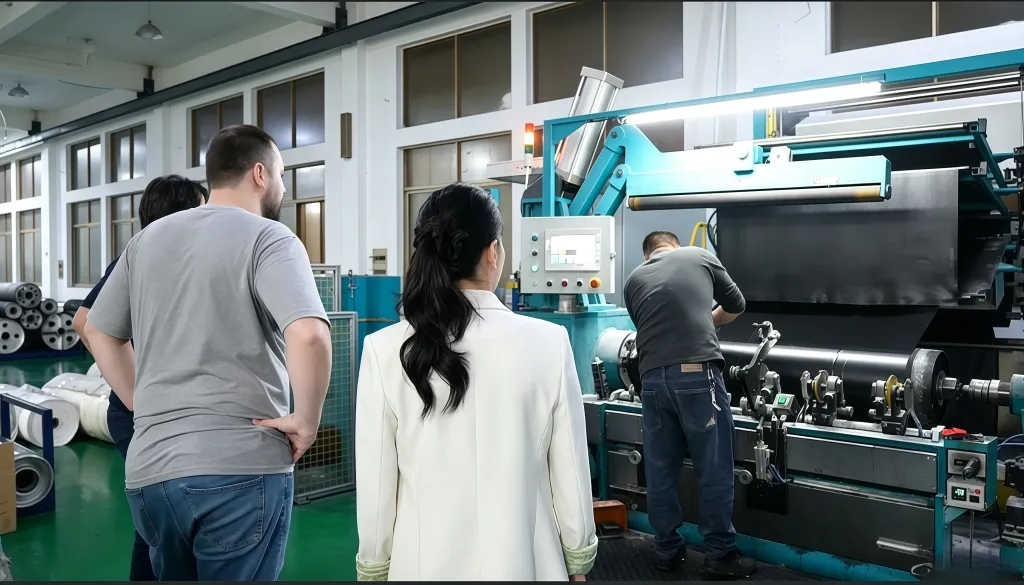 Visit the transmission belt factory production line-2